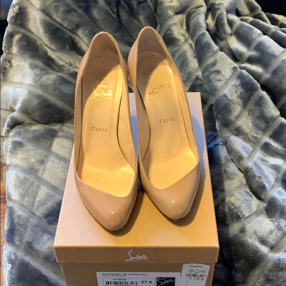 Christian Louboutin Maudissima 100 patent Calf